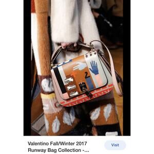 Valentino Garavani Multicolor Applique 2017 Fall/Winter Runway Bag Collection